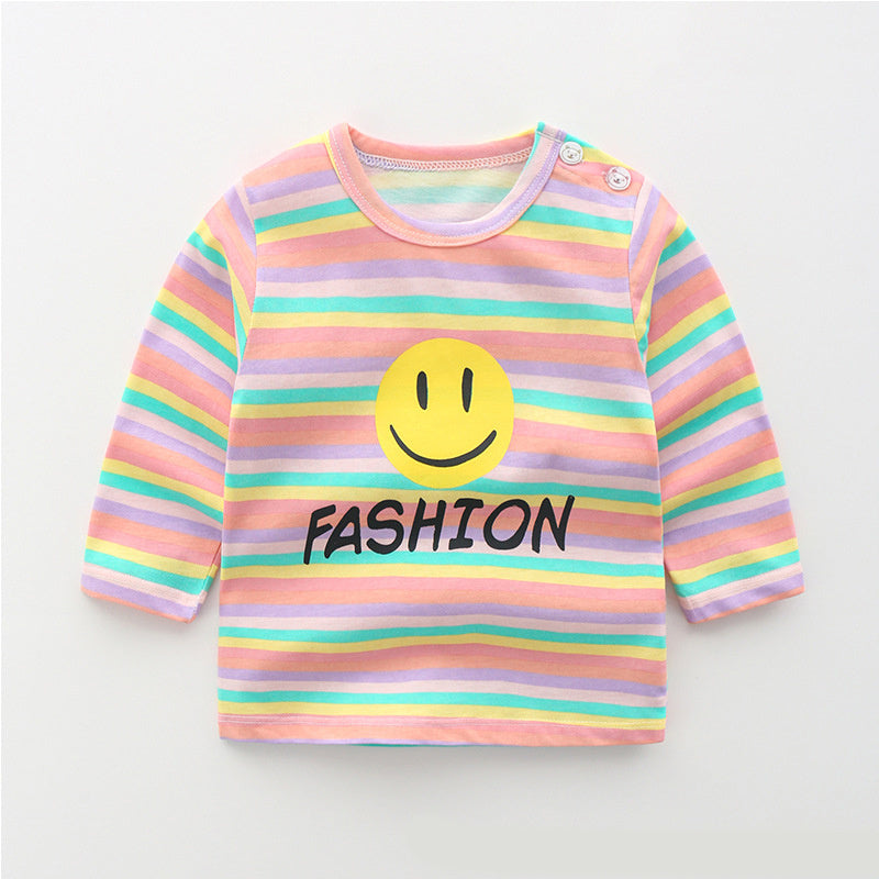 cotton long sleeve T-shirt