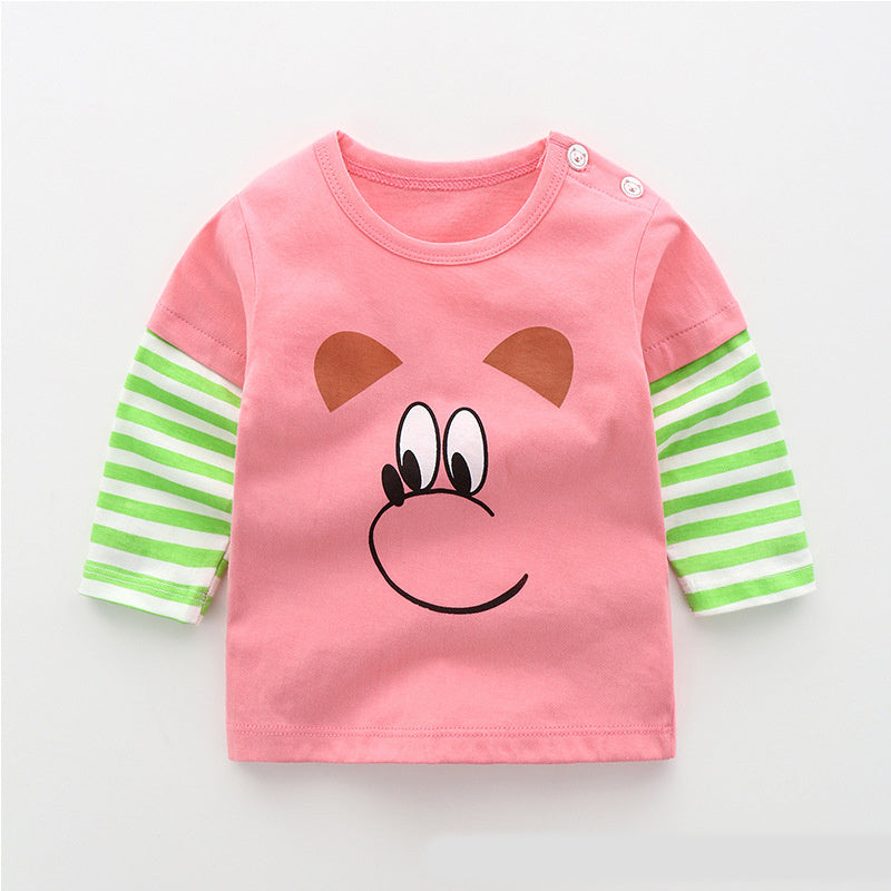 cotton long sleeve T-shirt