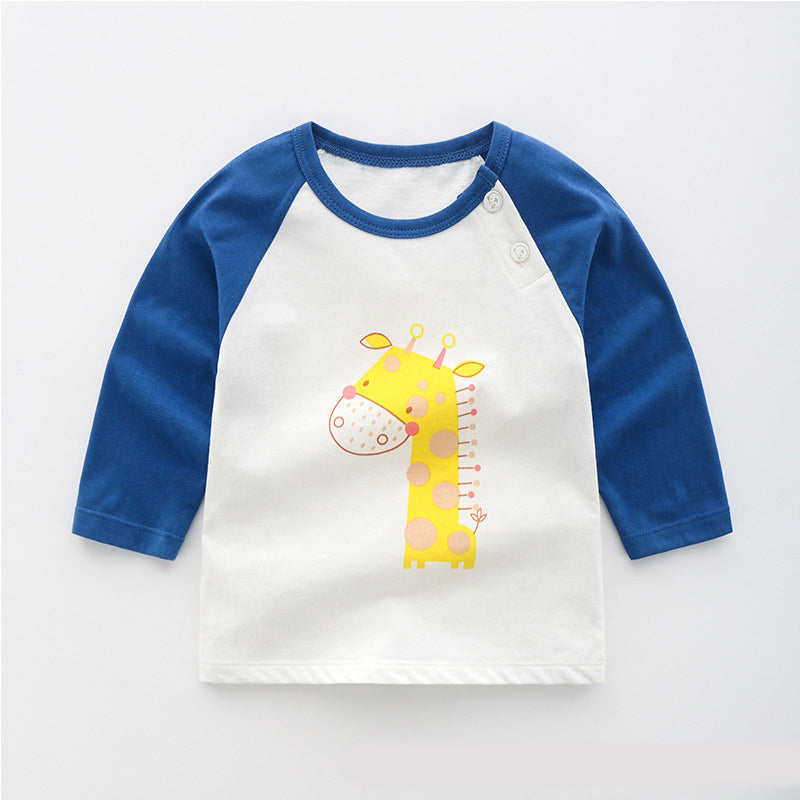 cotton long sleeve T-shirt