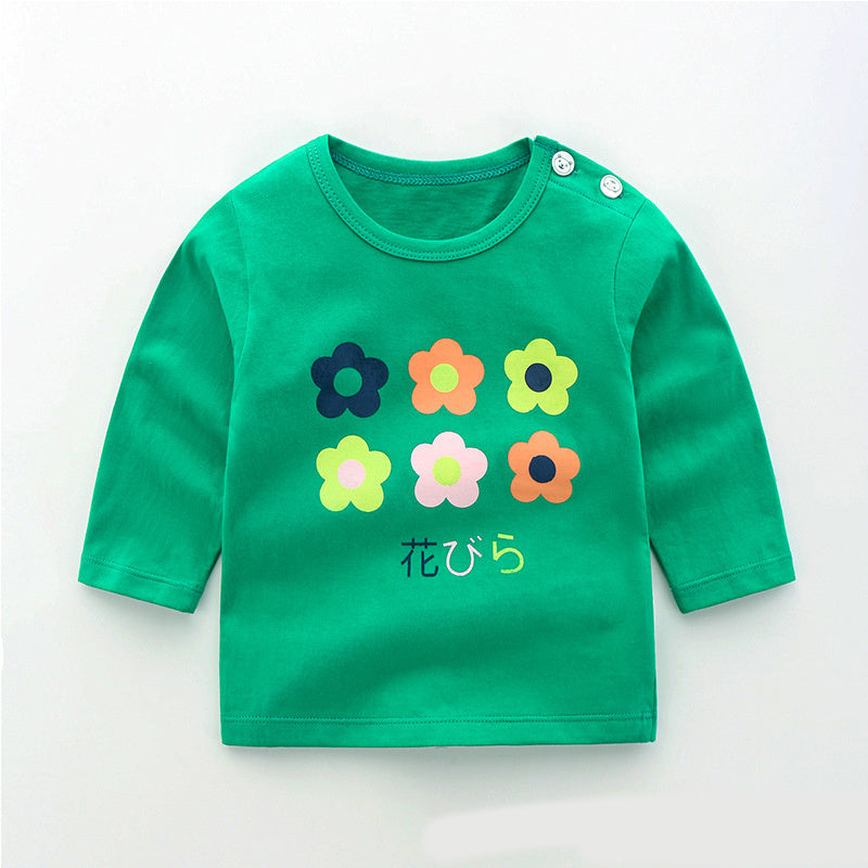 cotton long sleeve T-shirt