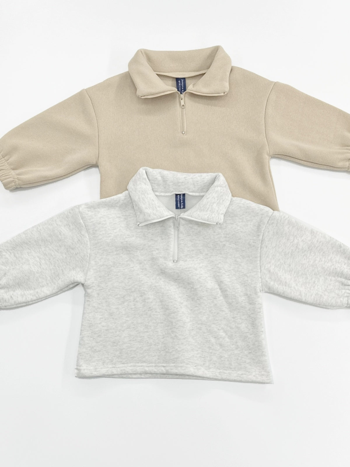 Zipper Collar Polo Shirt & Leggings Casual Set – Trendy Kids Outfit