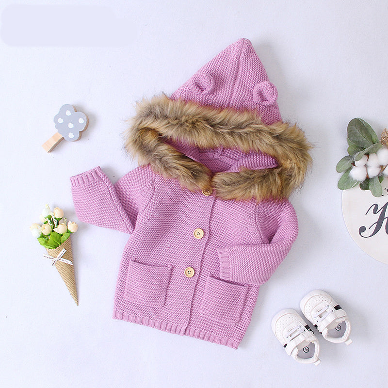 Children's Warm Sweater – Unisex Cute Pastoral & Bohemian Style