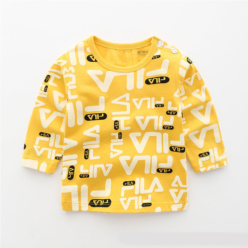 cotton long sleeve T-shirt