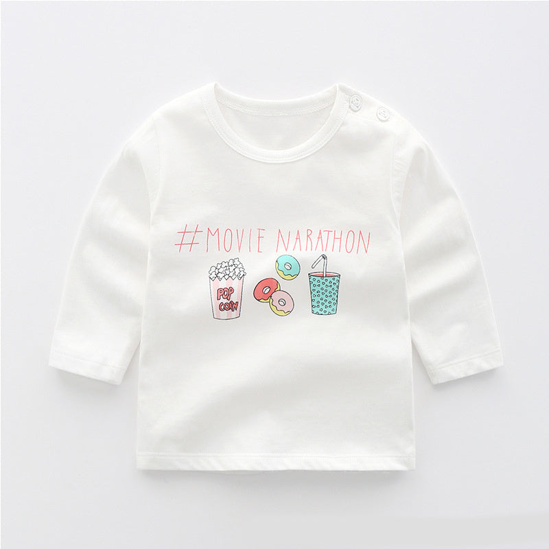 cotton long sleeve T-shirt