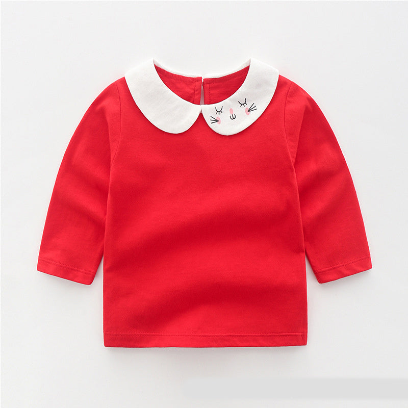 cotton long sleeve T-shirt