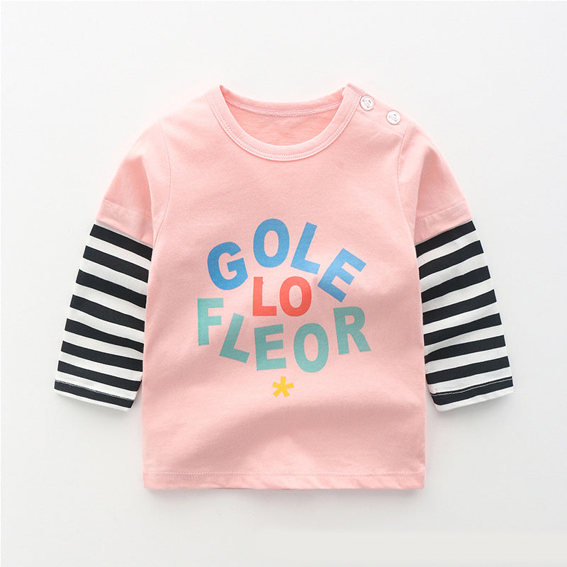 cotton long sleeve T-shirt