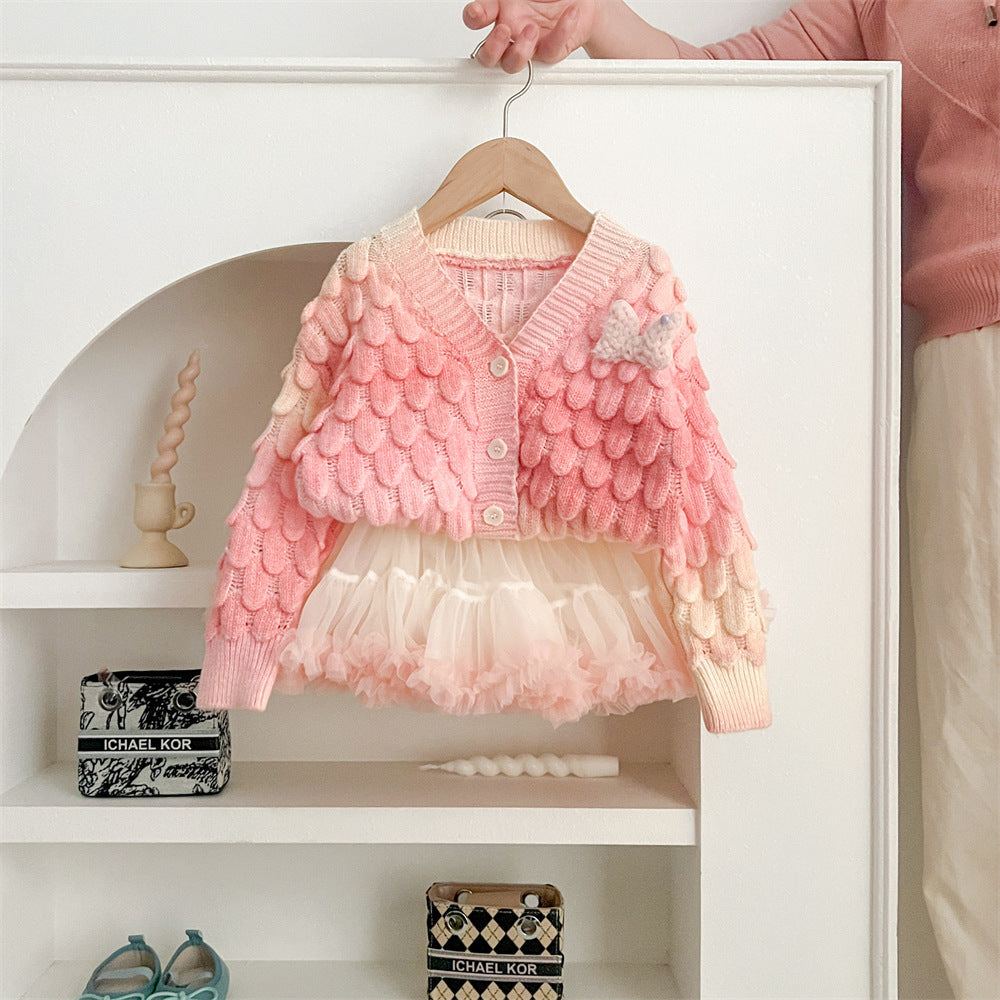 Cardigan Tutu Skirt set