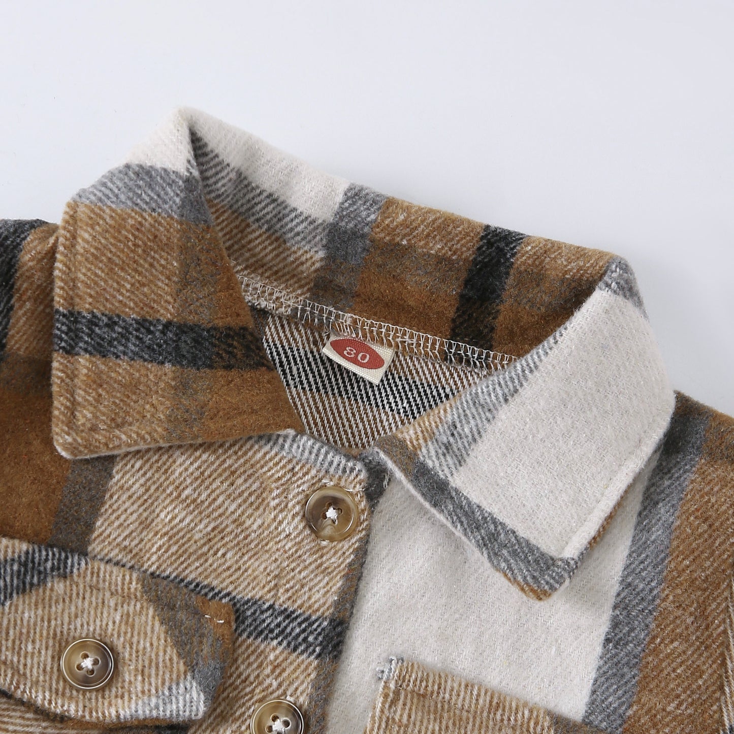 Fleece Plaid Jacket