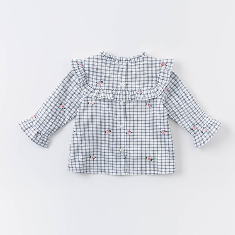 Cotton plaid shirt