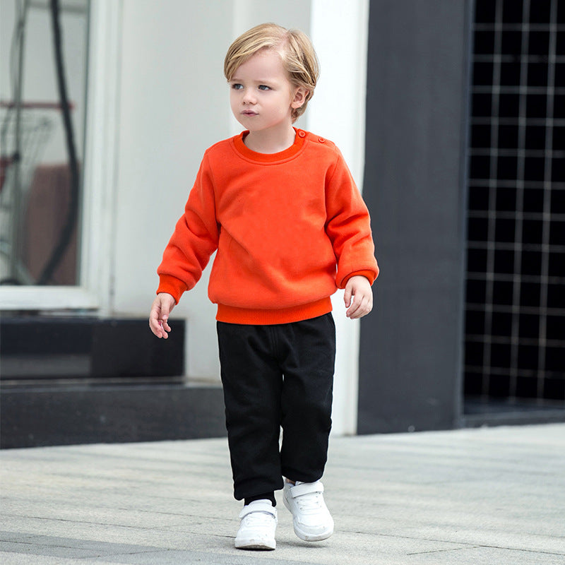 Soft cotton sweater for young boys – LounaKids