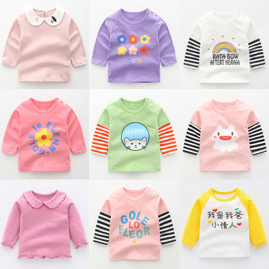 cotton long sleeve T-shirt