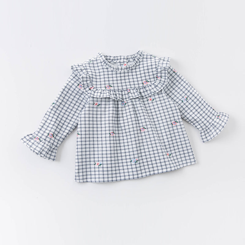 Cotton plaid shirt