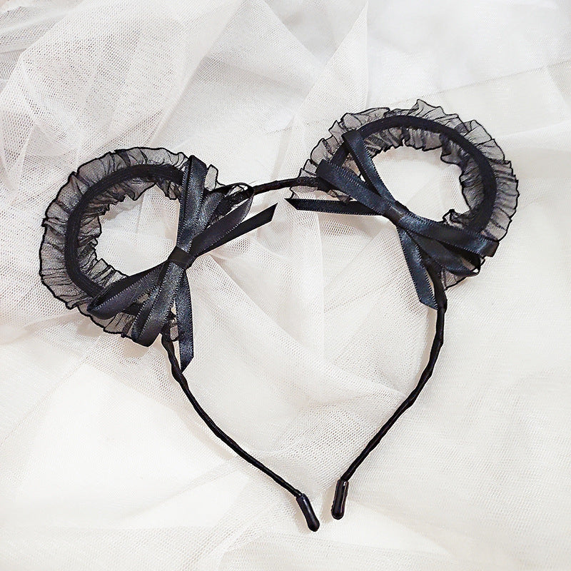 Lace Cat Ears Headband Children's Hair Accessories Cute Rabbit Ears Headband Lace Sexy Hairpin