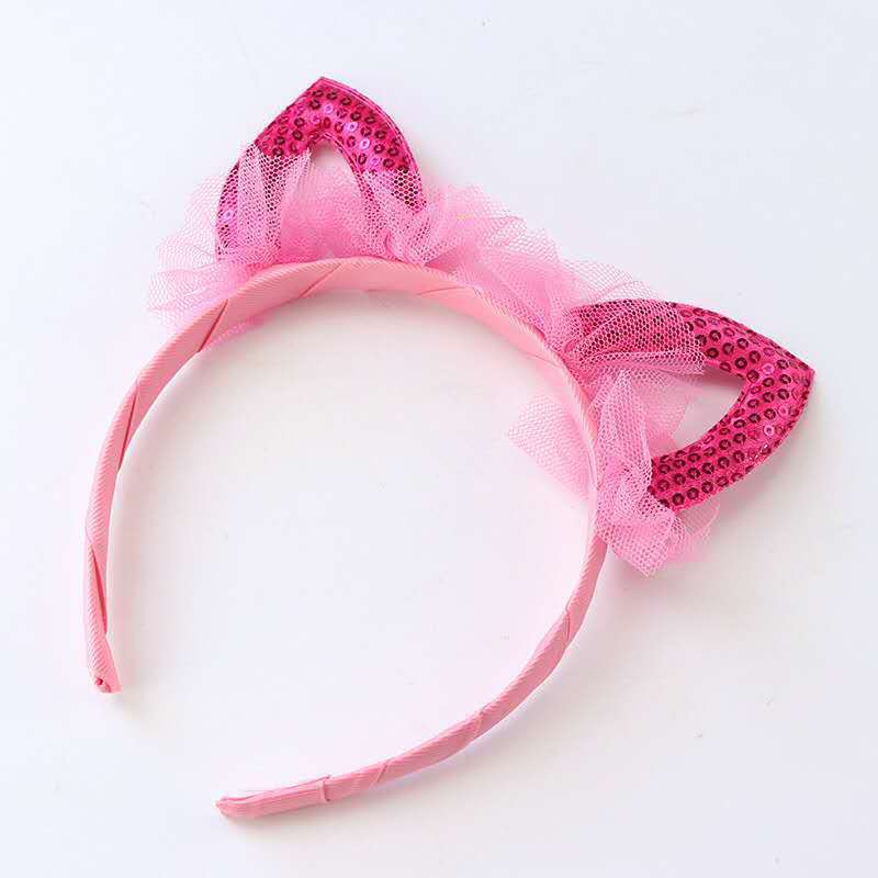 Lace Cat Ears Headband Children's Hair Accessories Cute Rabbit Ears Headband Lace Sexy Hairpin