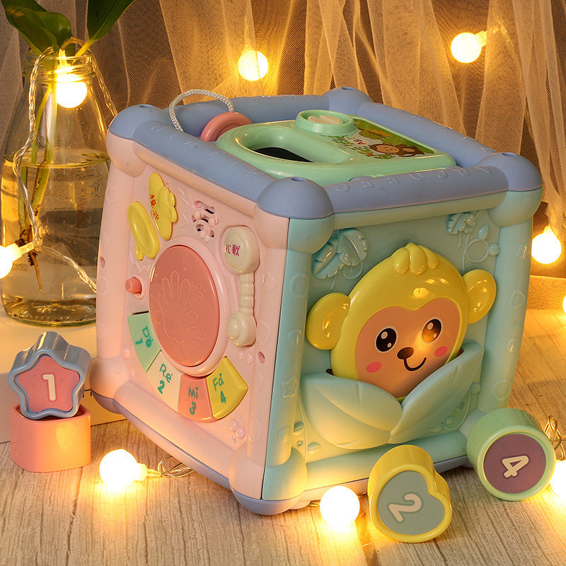 Baby Musical Box Cube Geometric Blocks