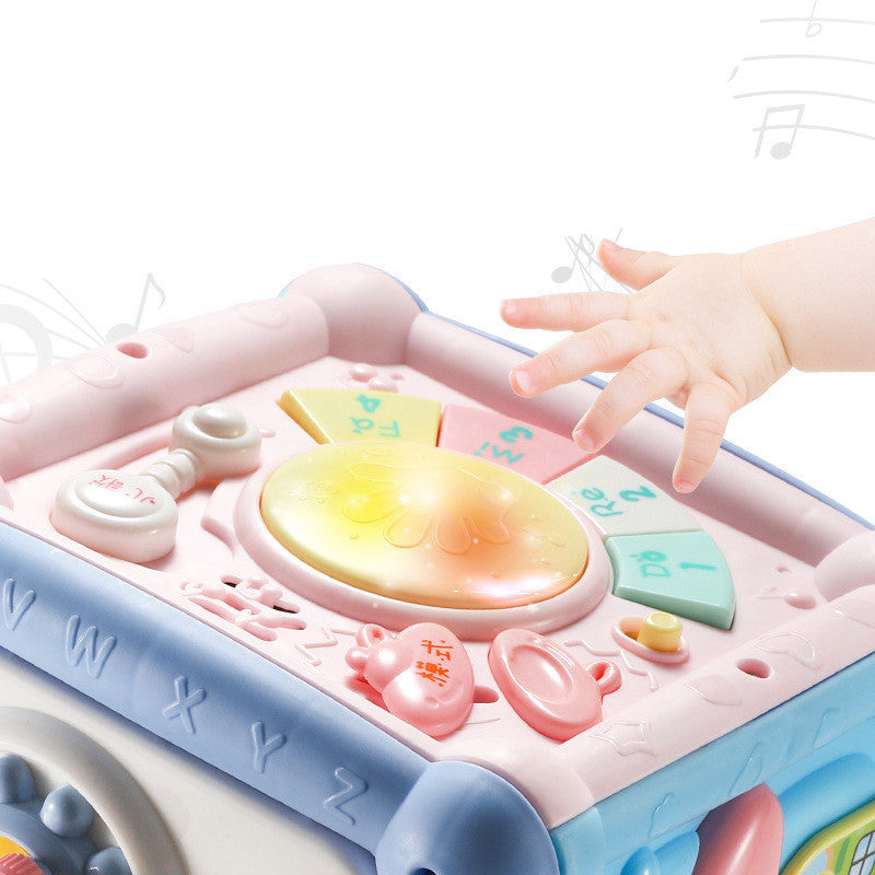 Baby Musical Box Cube Geometric Blocks