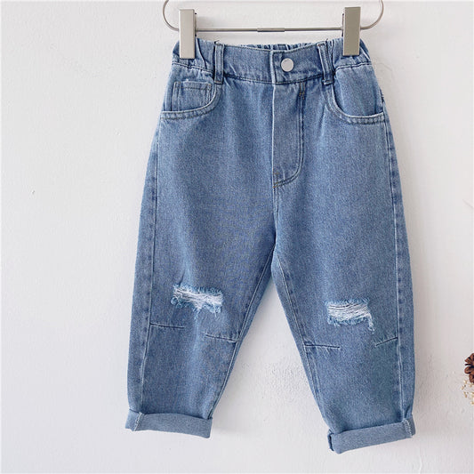 Loose Ripped Jeans
