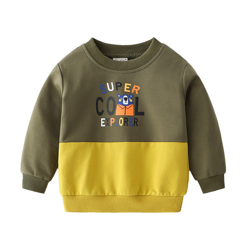 Boys' Cartoon Sweatshirt | Casual Kids Outfit 3–8 Years