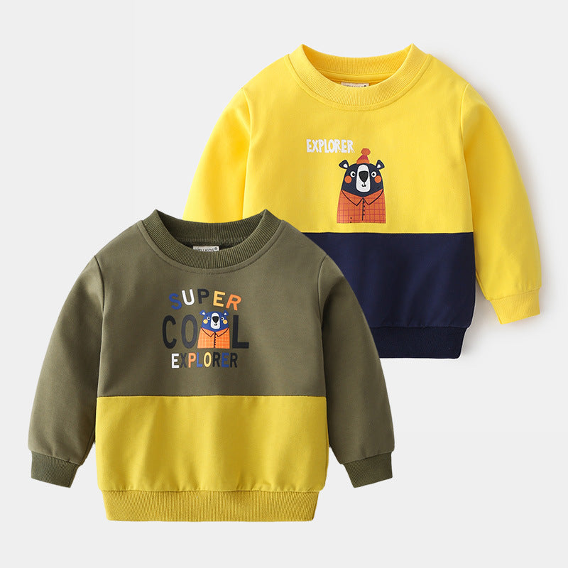 Boys' Cartoon Sweatshirt | Casual Kids Outfit 3–8 Years