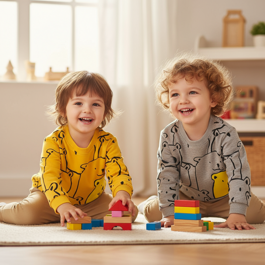 Cartoon Pattern Boys Clothing for Everyday Wear