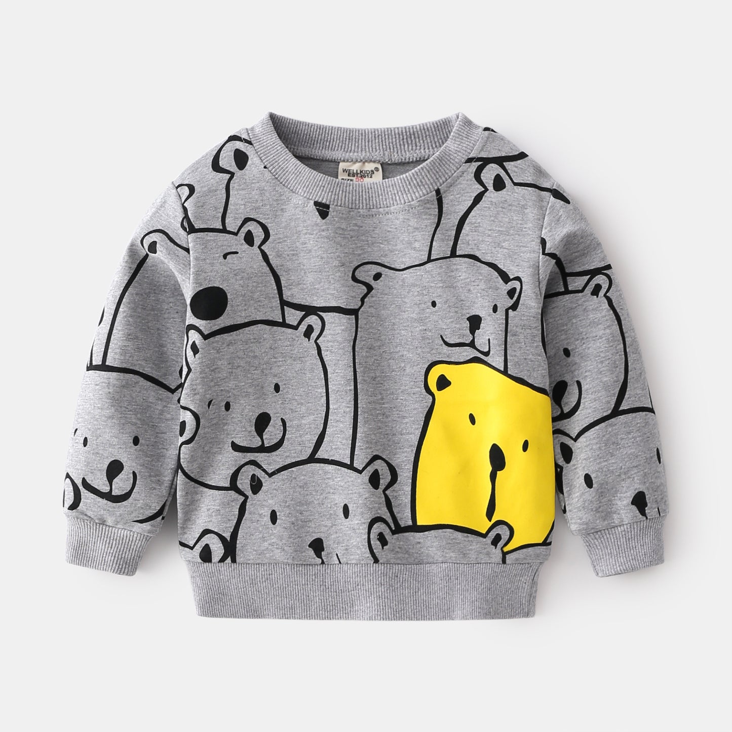 Boys' Cartoon Sweatshirt – Casual Kids Outfit (3–8 Years)