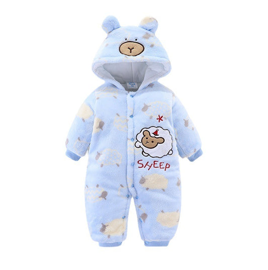Thickened Warm Quilted Outing Clothes