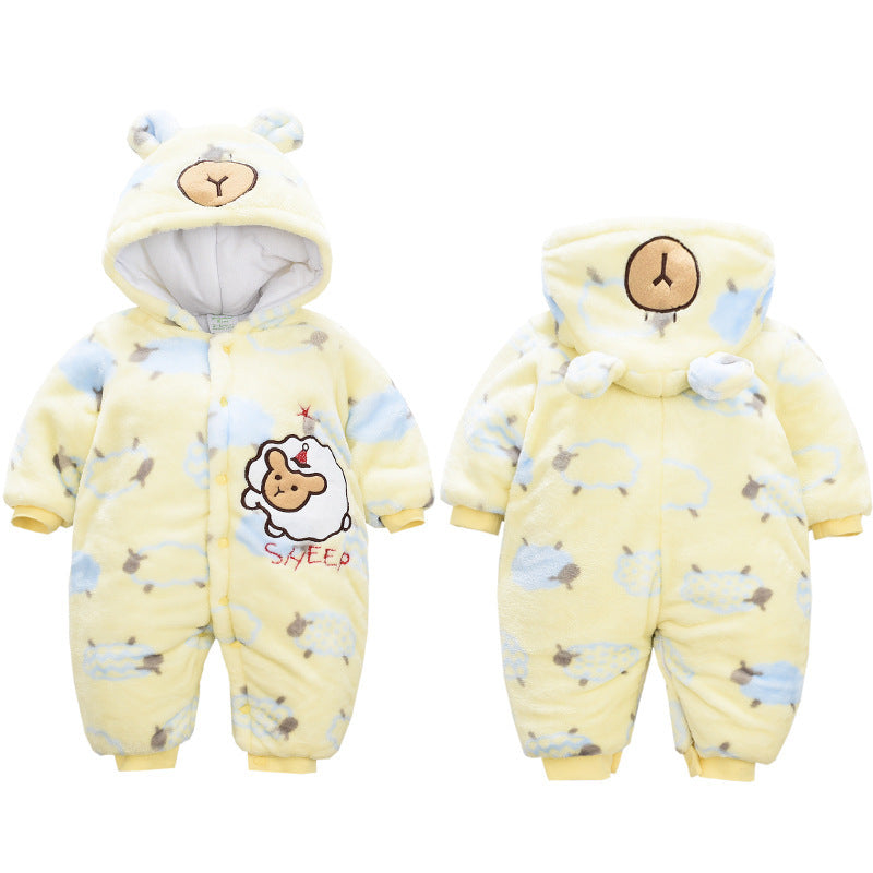 Thickened Warm Quilted Outing Clothes
