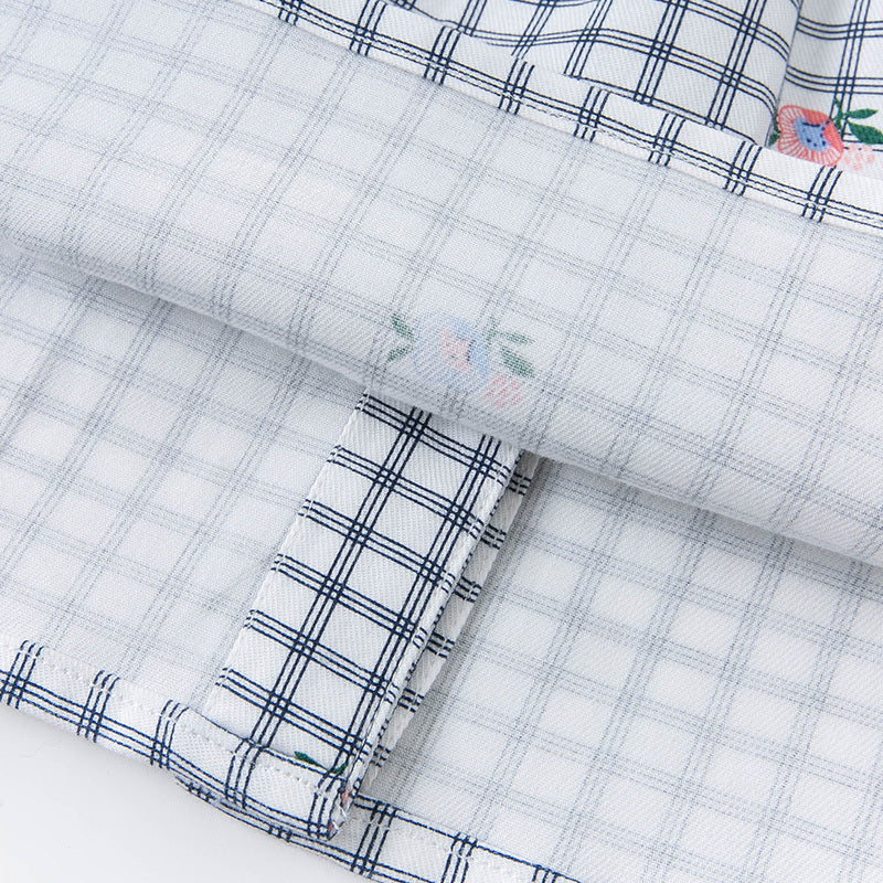 Cotton plaid shirt