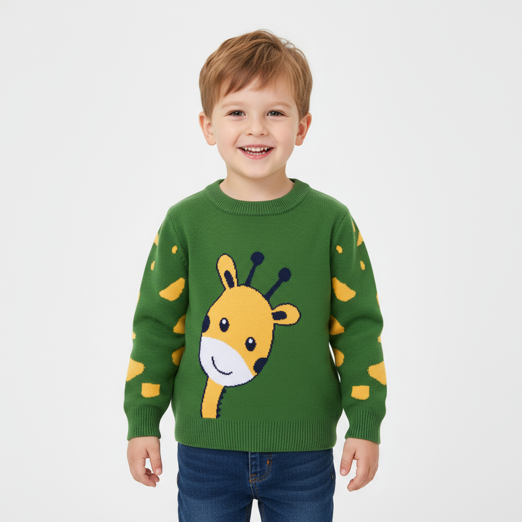Children cartoon sweater