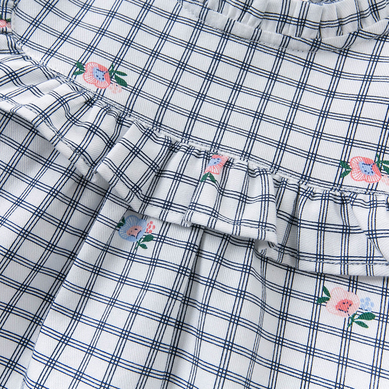 Cotton plaid shirt