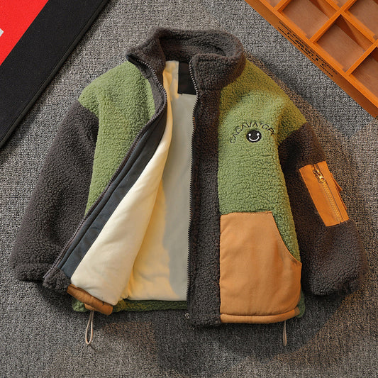 Lamb Wool Warm Coat