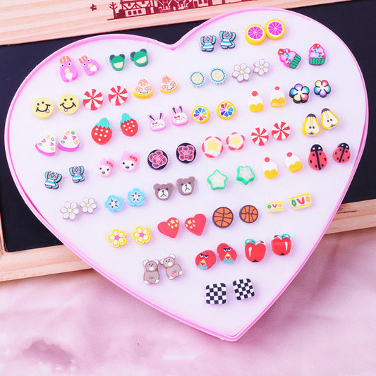 Set Of Earrings For Little Girls