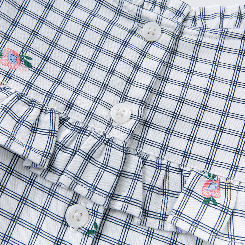 Cotton plaid shirt