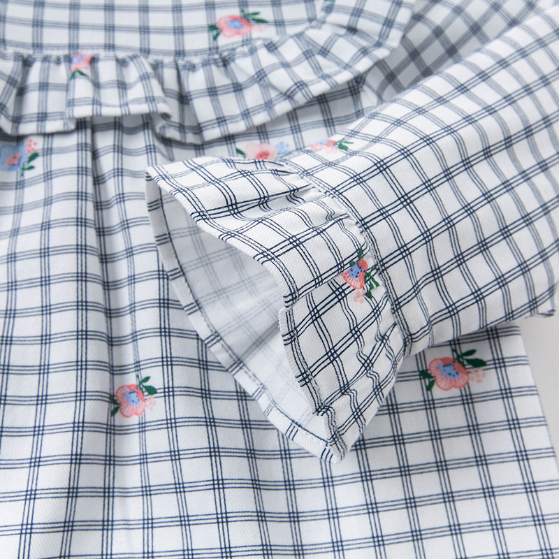 Cotton plaid shirt