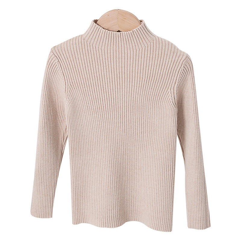 Mock Neck Sweater Knitwear Top