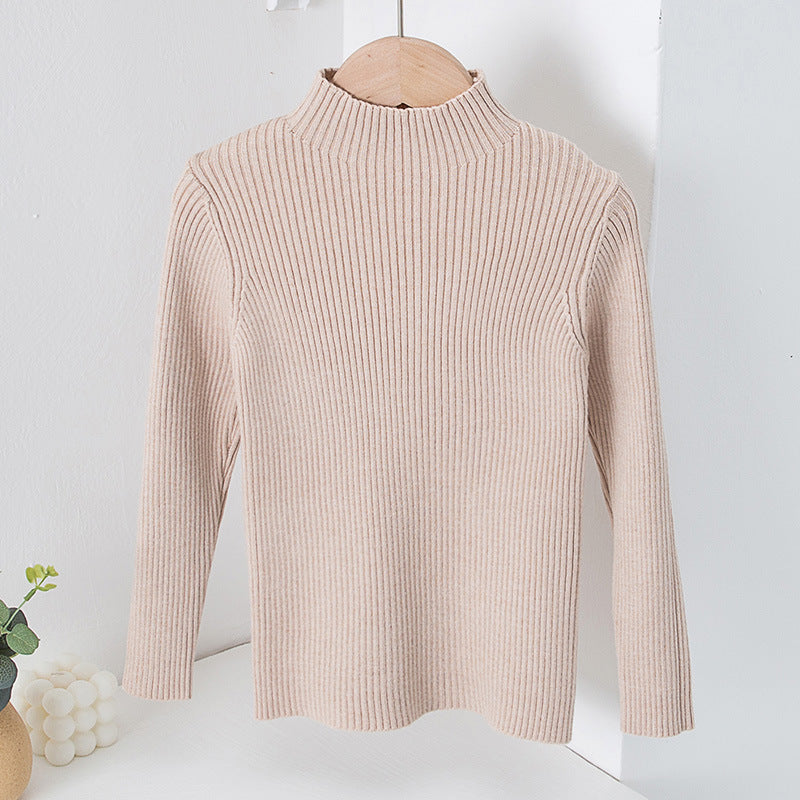 Mock Neck Sweater Knitwear Top
