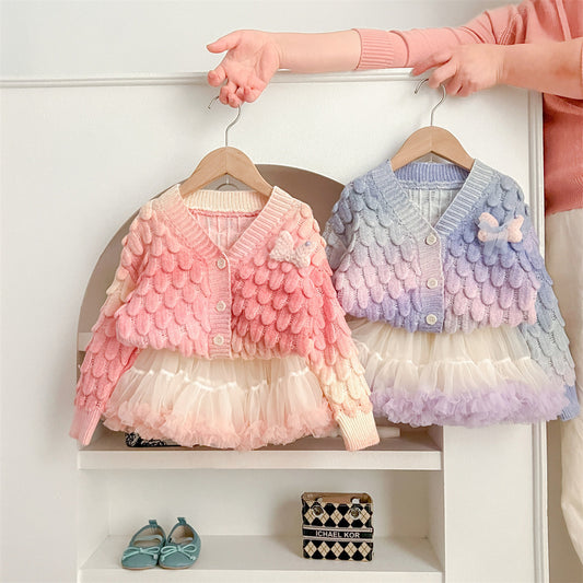 Cardigan Tutu Skirt set