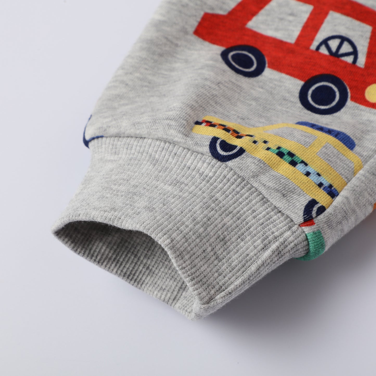 Boys Knitted Cartoon Sweater Trousers – Casual Autumn Cotton Outfit | LounaKids