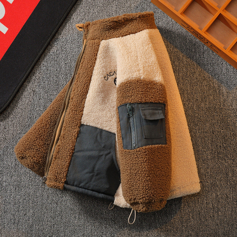 Lamb Wool Warm Coat