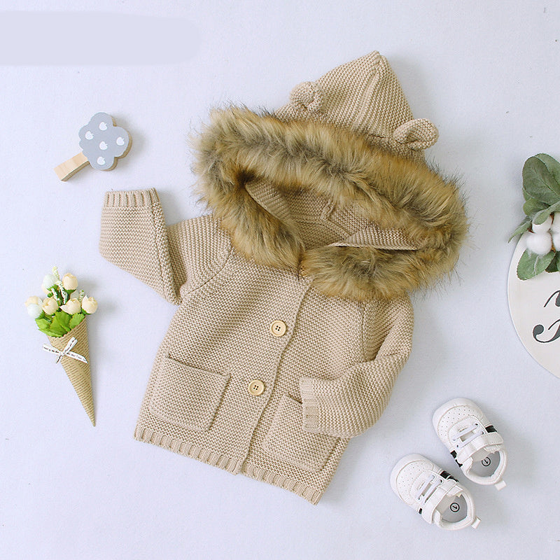 Children's Warm Sweater – Unisex Cute Pastoral & Bohemian Style