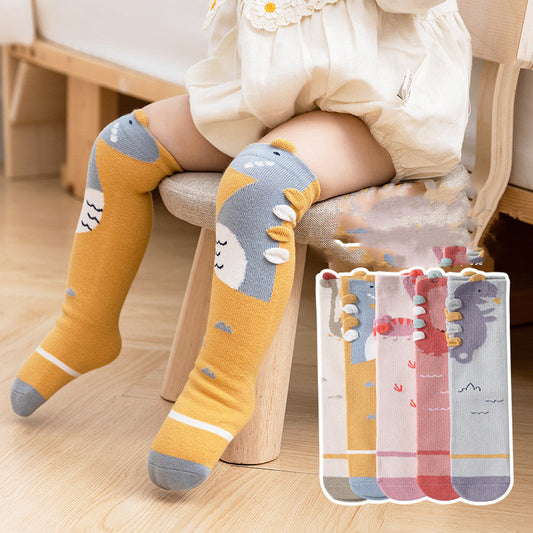Over-The-Knee Socks Without Heels – Combed Cotton Socks for Kids & Adults | LounaKids