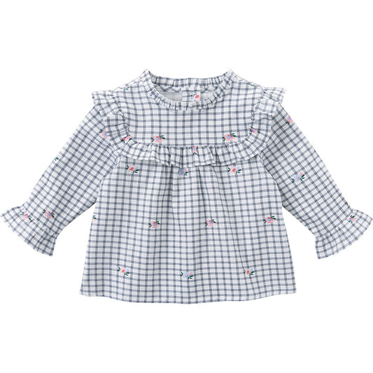 Cotton plaid shirt