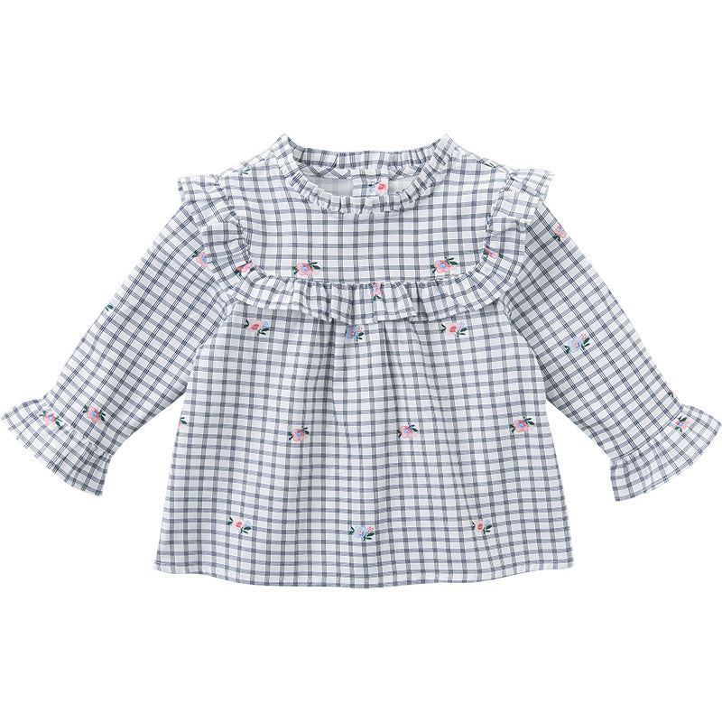 Cotton plaid shirt