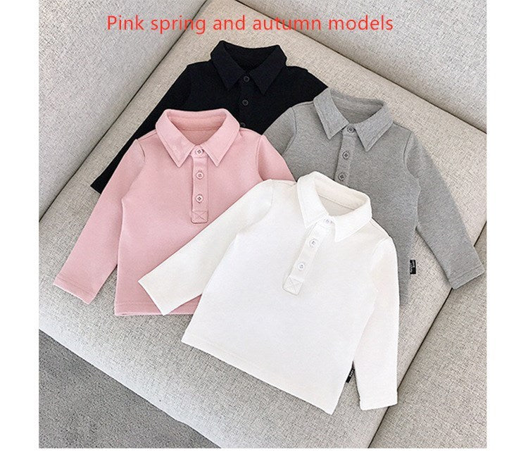 Kids Long Sleeve Polo T-Shirt | Soft Cotton School & Casual Top