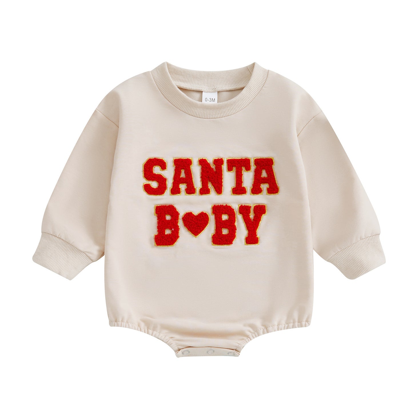 Christmas Sweatshirt Romper