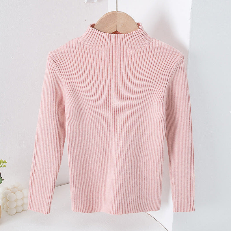 Mock Neck Sweater Knitwear Top