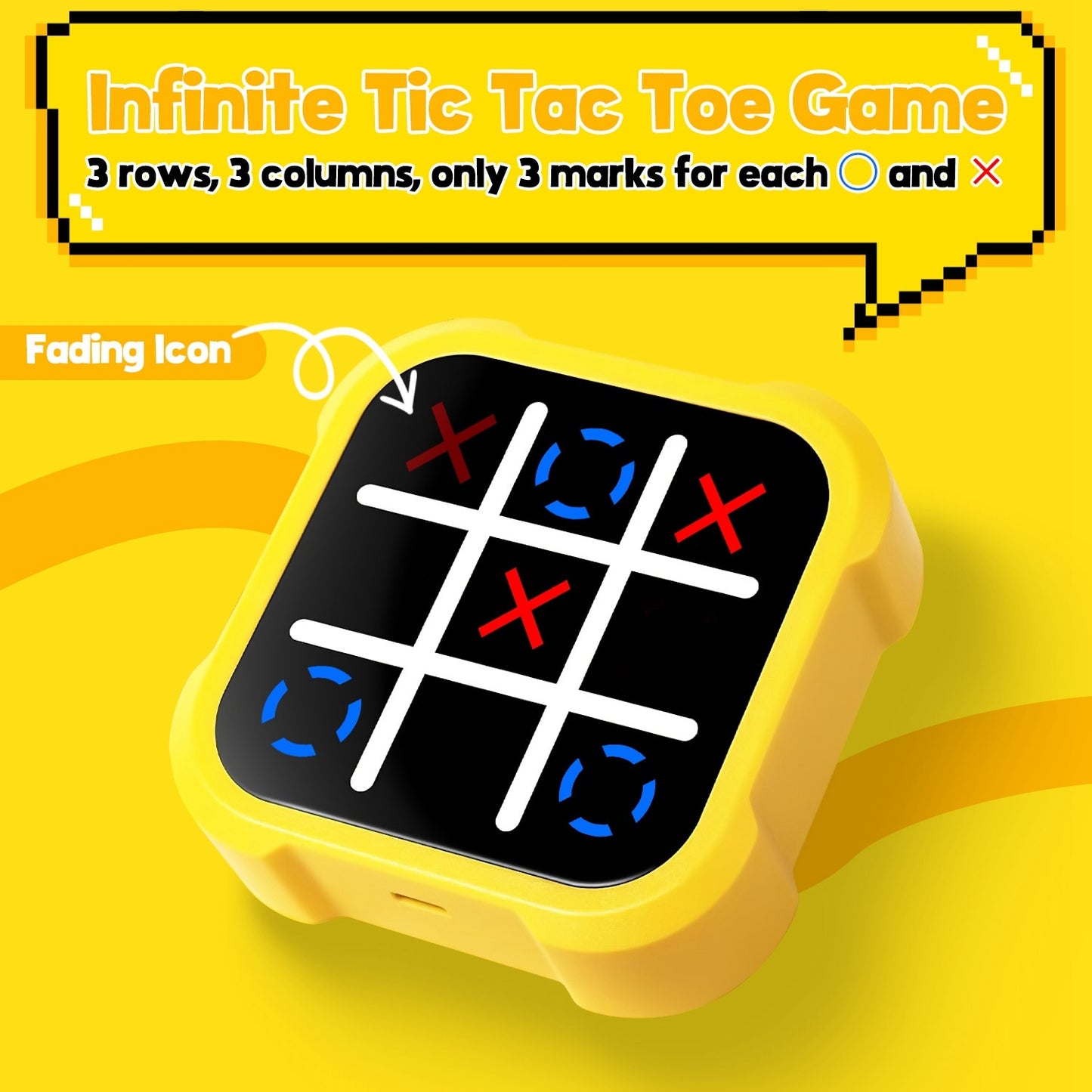 1Pc 3 In 1 Electric Tic Tac Toe Game Memory Flash Whack Mole Game Portable Travel Game Classic Board Games For Adults And Kids Aged Over 3 Years Old