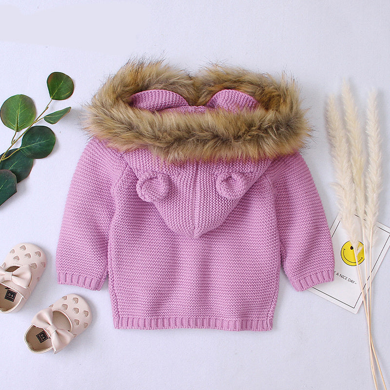 Children's Warm Sweater – Unisex Cute Pastoral & Bohemian Style