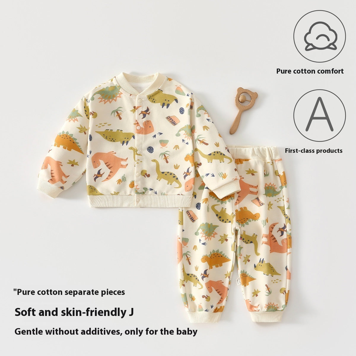 Pure Cotton Baby Split Sweater