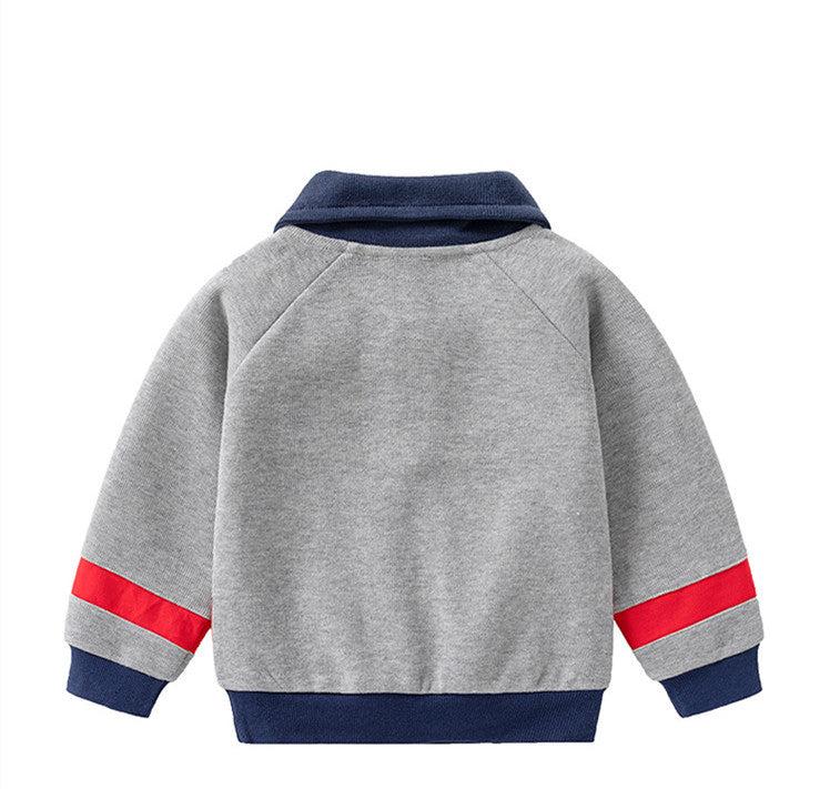 Boys Warm Cotton Bottoming Shirt – Leisure Autumn Outfit